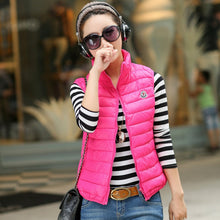 nter Vest Waistcoat Sleeveless Jacket Hooded Down Cotton Warm VestJFY66