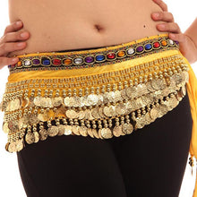 New Women Belly Dance Costumes Velvet Hip Scarf Wrap Belt Women Skirt Dancewear WIth 248 Coins J4U66