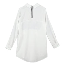 women blouses vintage retro print long shirt turn down collar long sleeve shirt casual women tops blusas plus size white J4U66