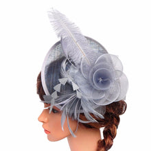 women chic fascinator hat cocktail wedding party church headpiece headband headwear J4U66