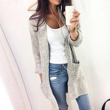 Knitted Sweater Coat Long Sleeve Cardigans Casual Loose Jacket OutwearJFY66
