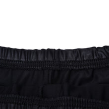 Women Faux Leather Leggings Slim Pants Elastic Stretch Skinny Pants Trousers Pencil Pants Black J4U66