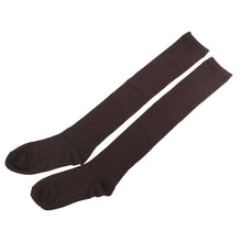 Girl Sexy Thigh High Stocking Over the Knee Cotton Stockings Opaque Knitted 4 Colors PY8 J4U66
