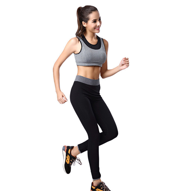 women high waist joggers fitness trousers pants long stretch slim leggings J4U66