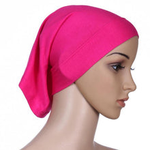 New Women Hijab Under Scarf Tuban Hair Bonnet Cap Bone Islamic Headscarf Head Cover 15 Colors PY4 J4U66