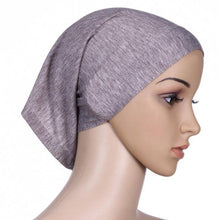 New Women Hijab Under Scarf Tuban Hair Bonnet Cap Bone Islamic Headscarf Head Cover 15 Colors PY4 J4U66