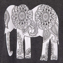 women hoodies long sleeve elephant print sweatshirt casual basic mujer black gray hoodies xxl J4U66