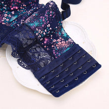New Women Lace Underwear Push Up Side Support Plunge Bra and Panty Set Lingerie Bras Briefs Sets J4U66