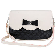 Women Ladies 7 Messenger Bags PU Leather Tote Satchel Fashion Lovely Girl Bowknot Crossbody Shoulder Handbags  J4U66