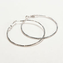 Women Large Simple Circle Hoop Earrings Personality Big Circle Earrings Silver Gold Color Gifts For Lady  J4U66