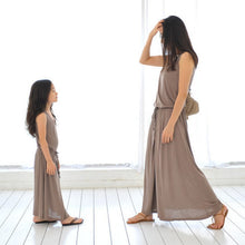 New Women Mother Daughter Matching Loose Dresses Girl Maxi Dress Clothes Outfit LE4 J4U66