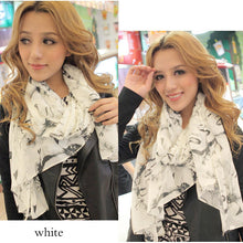 Sexy Chiffon Silk Scarf Lip Pretty Marilyn Monroe Head Print Shawl Wraps Shades Scarves J4U66