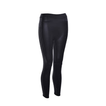 Women Sexy Faux Leather Leggings Slim Pant Elastic Stretch Skinny Pants Trousers Black J4U66