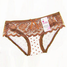 New Women Sexy Lace Bowknot Cotton Underwear Intimates Briefs Panties 9Colors Whole J4U66