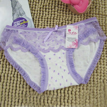 New Women Sexy Lace Bowknot Cotton Underwear Intimates Briefs Panties 9Colors Whole J4U66