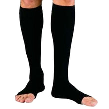 women zippercompression socks zip leg support knee sox open toe sock m J4U66