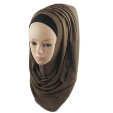 womens chiffon muslim long soft hijab rivet islamic scarf wrap shawl J4U66