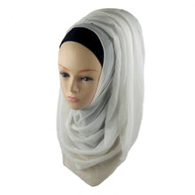womens chiffon muslim long soft hijab rivet islamic scarf wrap shawl J4U66