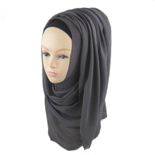 womens chiffon muslim long soft hijab rivet islamic scarf wrap shawl J4U66