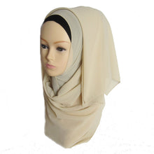 womens chiffon muslim long soft hijab rivet islamic scarf wrap shawl J4U66