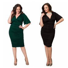 New Women's Sexy Bodycon Oversized Short Sleeve Midi Party Dress J4U66
