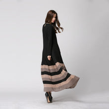 New Women's Sheer Chiffon Islamic Wear Abaya Jilbab Hijab Muslim Rainbow Dress PY3 J4U66