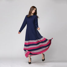 New Women's Sheer Chiffon Islamic Wear Abaya Jilbab Hijab Muslim Rainbow Dress PY3 J4U66
