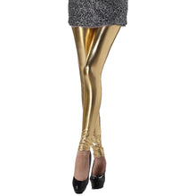 Womens PU Leather Pants High Elastic Waist Leggings Not Crack Slim Leather Leggings Trousers J4U66