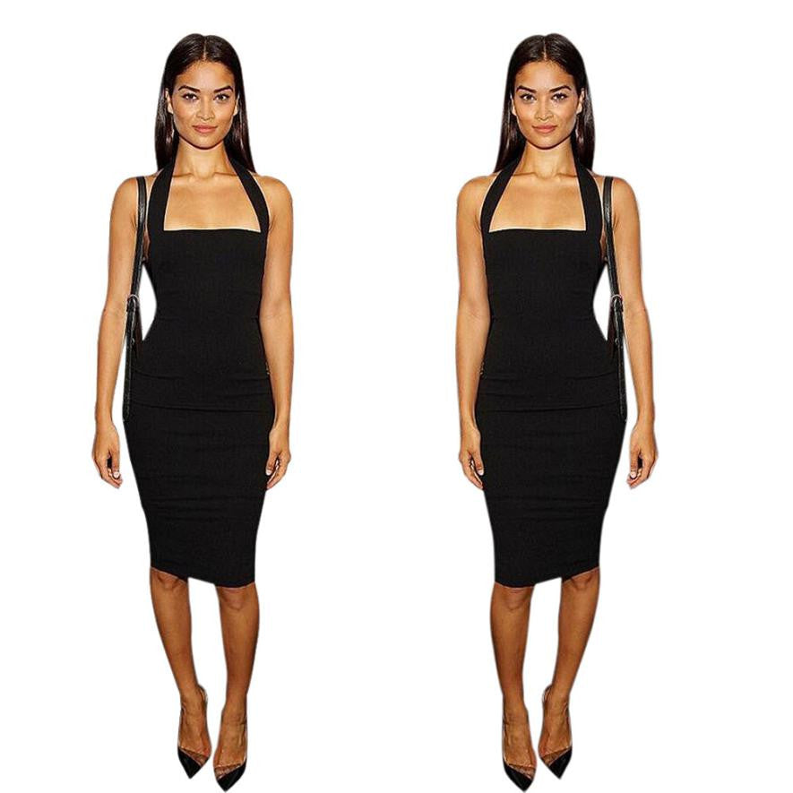 Womens Sexy Elegant Party Office Wear To Work Cocktail Bodycon Pencil Dress  J4U66