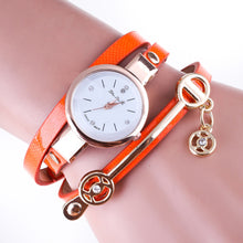 Fashion Women Bracelet Watch Gold Quartz Gift Watch Wristwatch Women Dress Leather Casual Bracelet Watches J4U66