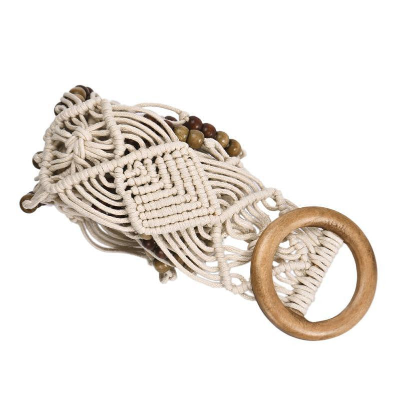 brand Waistband Charm Women Rope Braided Waist Belt Hollow out for girls fashion Accessory J4U66