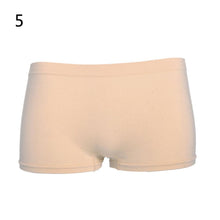 Attractive Women Boyshorts Sexy Cotton Panties Seamless Underwear Intimates Briefs Knickers Solid Color J4U66