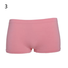 Attractive Women Boyshorts Sexy Cotton Panties Seamless Underwear Intimates Briefs Knickers Solid Color J4U66