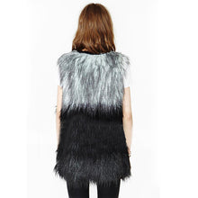 NewWomen Faux Fur Sleeveless Shaggy Vest Coat Long Hair Jacket Waistcoat Outerwear J4U66