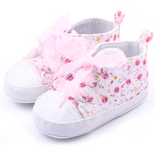 newborn 0~12 months baby girls crib shoes soft sole anti slip floral walk sneaker first walkers J4U66