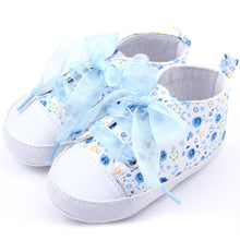 born 0-12 Months Toddler Baby Girls Crib Shoes Soft Sole Anti-slip Floral Walk Sneaker First Walkers J4U66