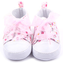 newborn 0~12 months baby girls crib shoes soft sole anti slip floral walk sneaker first walkers J4U66