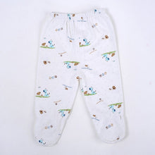 Newborn 0-3 Months Baby Boy Girl 5pcs Clothing Sets Cotton Cartoon Monk Tops Pants Bib Hats Infant Clothes J4U66