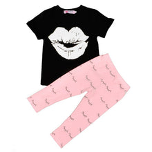 Newborn Baby Boys Girls Clothes Toddler Kids T-shirt Tops + Pants Outfit 2 Pieces Clothing Sets Suit J4U66