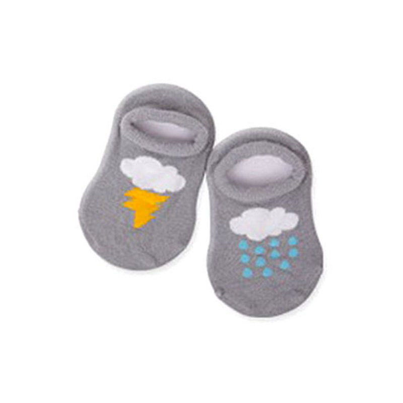 Newborn Baby Boys Girls Infant Ankle Socks Cloud Print Cotton Anti-slip Socks for 0-4Years J4U66