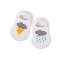 Newborn Baby Boys Girls Infant Ankle Socks Cloud Print Cotton Anti-slip Socks for 0-4Years J4U66