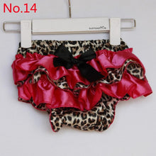 born Baby Boys Girls Satin Ruffle PP Shorts Pants Baby Kids Leopard Bowknot Bloomers Skirt Dress 14 Colors J4U66