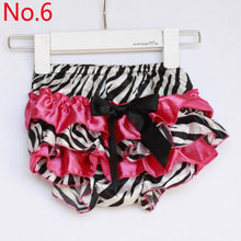 newborn baby boys girls satin ruffle pp shorts pants baby kids leopard bowknot bloomers skirt dress 14 colors J4U66