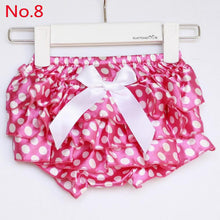 newborn baby boys girls satin ruffle pp shorts pants baby kids leopard bowknot bloomers skirt dress 14 colors J4U66