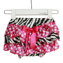 newborn baby boys girls satin ruffle pp shorts pants baby kids leopard bowknot bloomers skirt dress 14 colors J4U66