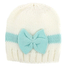 newborn baby kids girls boys lovely bowknot knitted crochet cap warm hat pography props caps J4U66