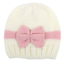 newborn baby kids girls boys lovely bowknot knitted crochet cap warm hat pography props caps J4U66