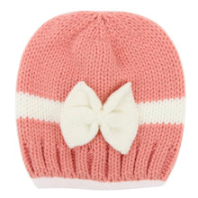 born Baby Kids Girls Boys Lovely Bowknot Knitted Crochet Cap Warm Hat Pography Props Caps J4U66