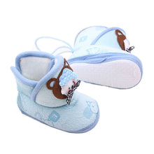 born Boys Girls Cartoon Prewalker Fleece Boots Baby Toddler Indoor Crib Shoes PY5 J4U66