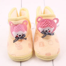 newborn boys girls cartoon prewalker fleece boots baby indoorcrib shoes J4U66